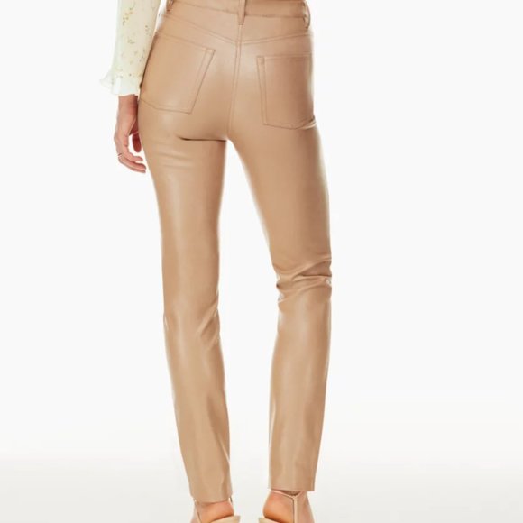 Aritzia Melina Slim Pant Gold Camel 00 - Picture 2 of 6